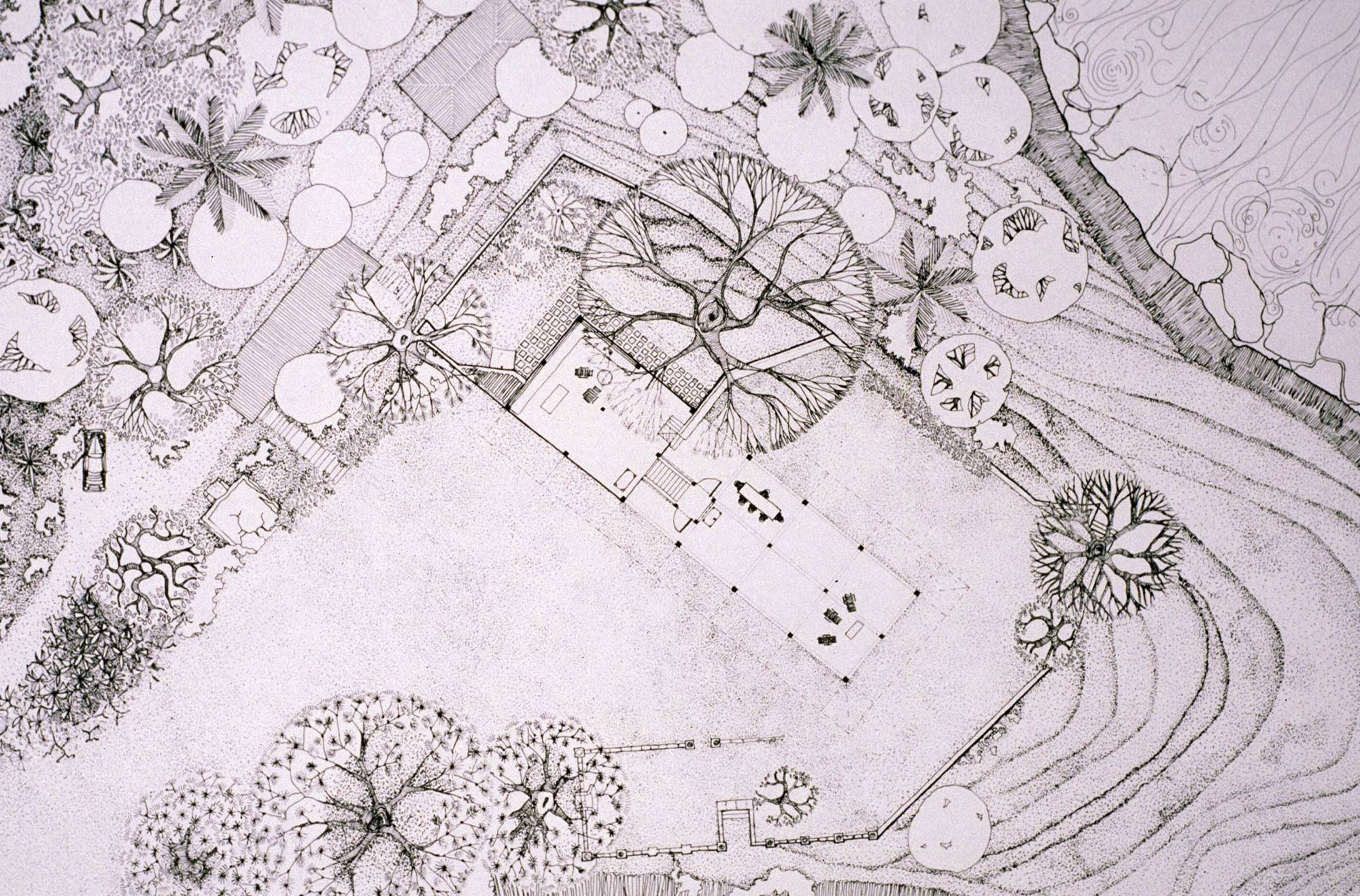 PLAN of the Jayawardene House in Mirissa