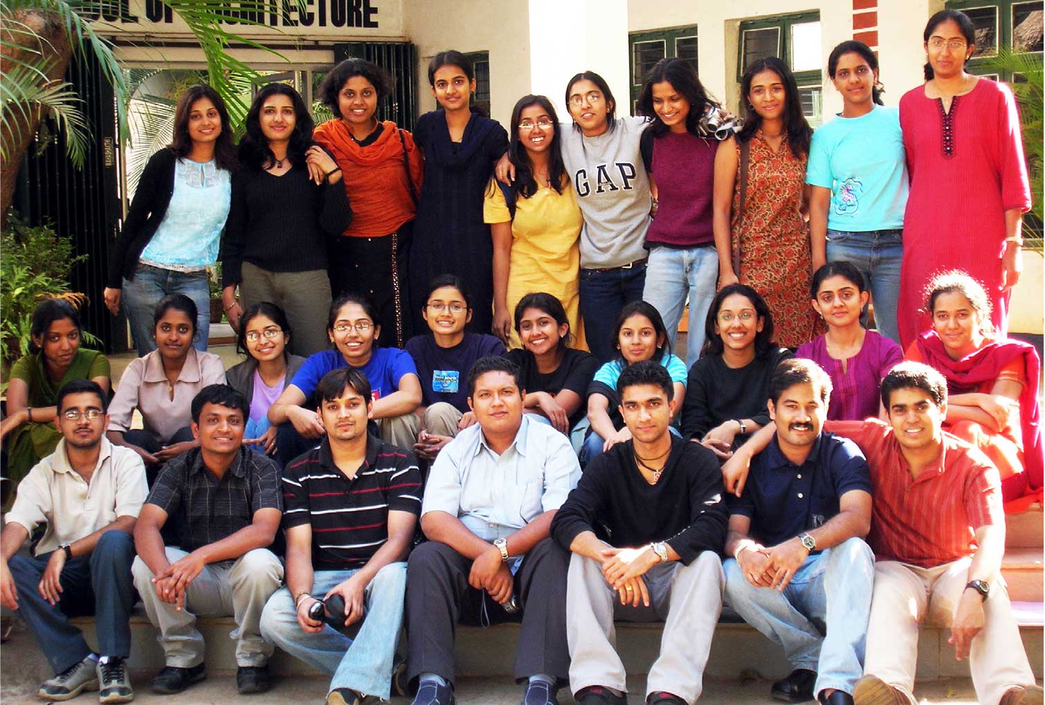 The student intake in 2006 at R V School of Architecture, Bengaluru (Photo courtesy: Nancy Jaiswal).