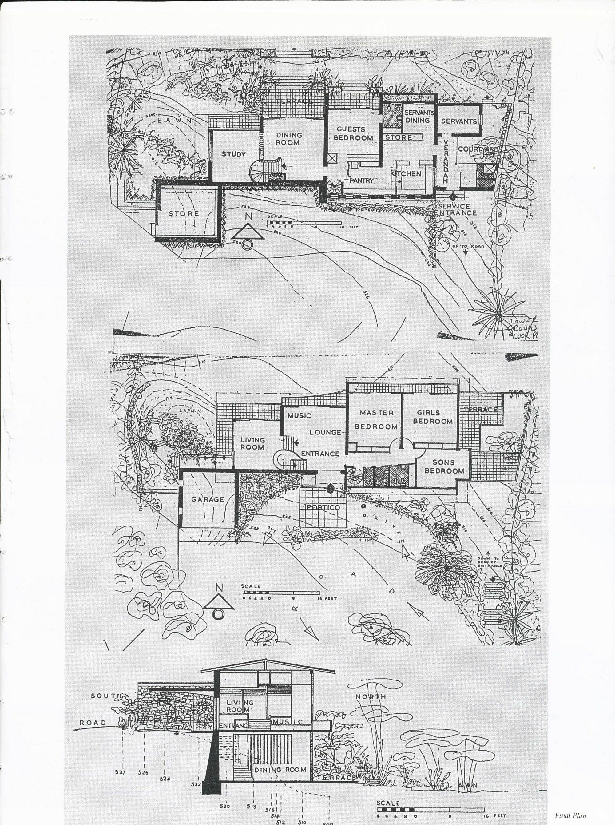 48.11 Karunaratne Hse drawings, 1948, archive