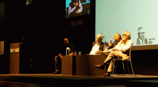 In Conversation – Charles Correa, Raj Rewal and Mahendra Raj.