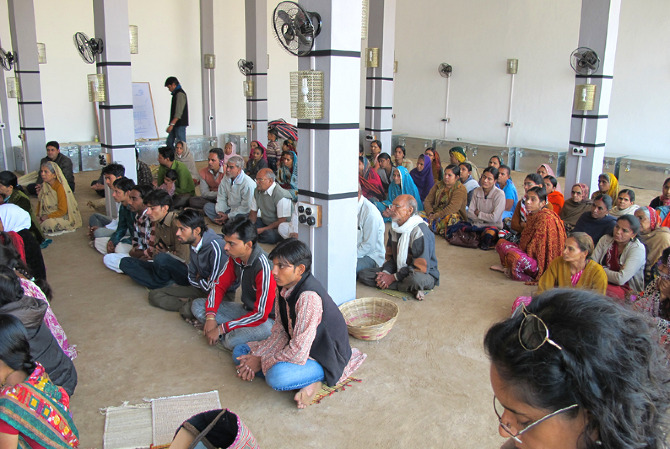 Inauguration of the space.