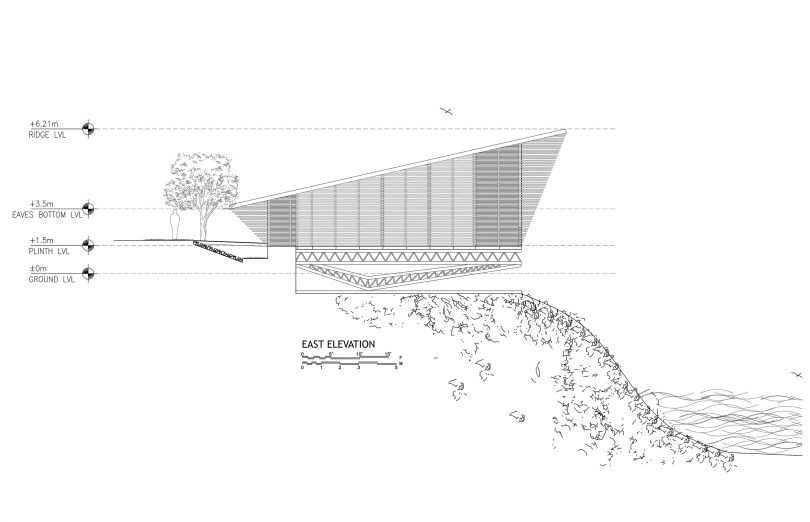 East Elevation, Eye on the Lake, Shabbir Unwala, Khadakwasla, architecture, India