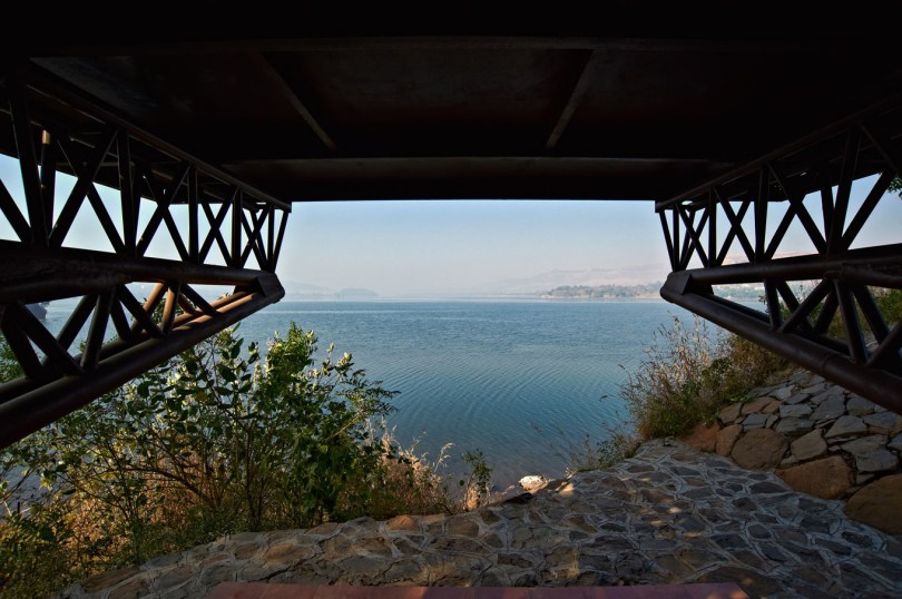 View from the seating, Eye on the Lake, Shabbir Unwala, Khadakwasla, architecture, India