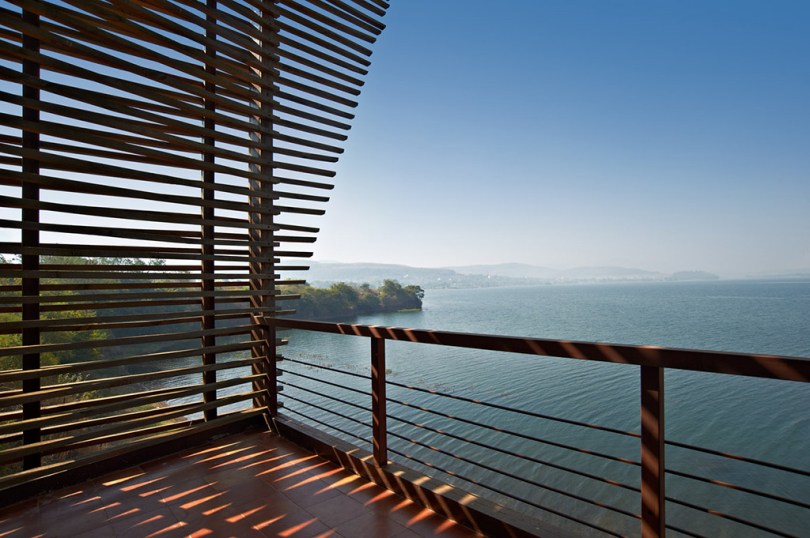Balcony, Eye on the Lake, Shabbir Unwala, Khadakwasla, architecture, India