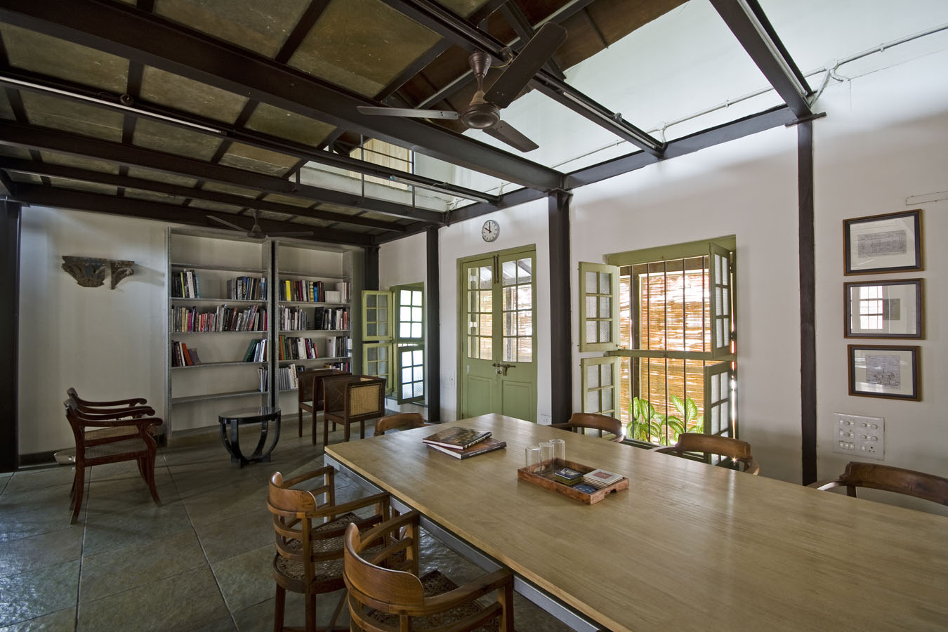 Lounge, Khushru Irani Design Studio, Architecture, Pune, India, Adaptive Reuse, Restoration