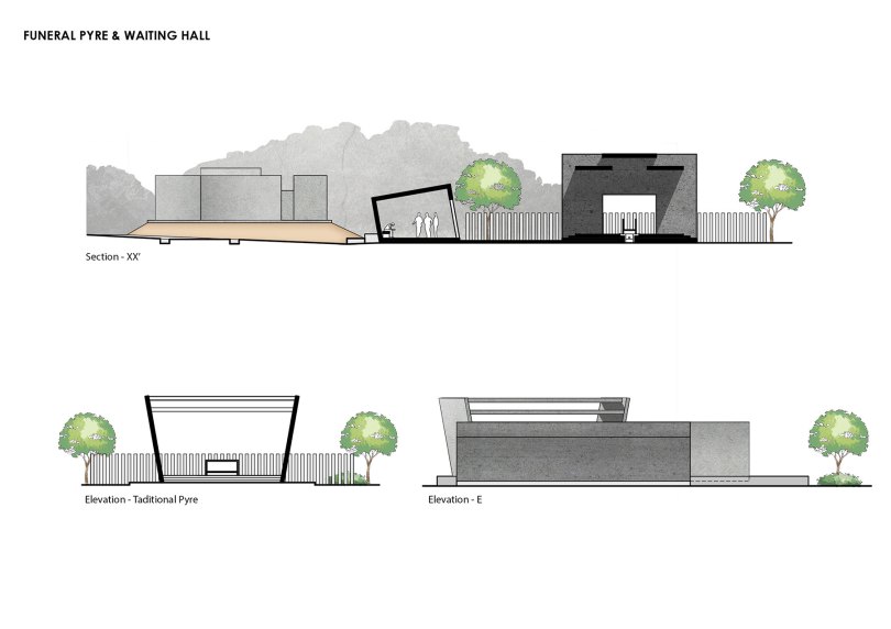 Mahaprasthanam, Crematorium, D A Studios