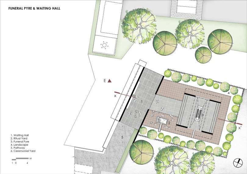 Mahaprasthanam, Crematorium, D A Studios