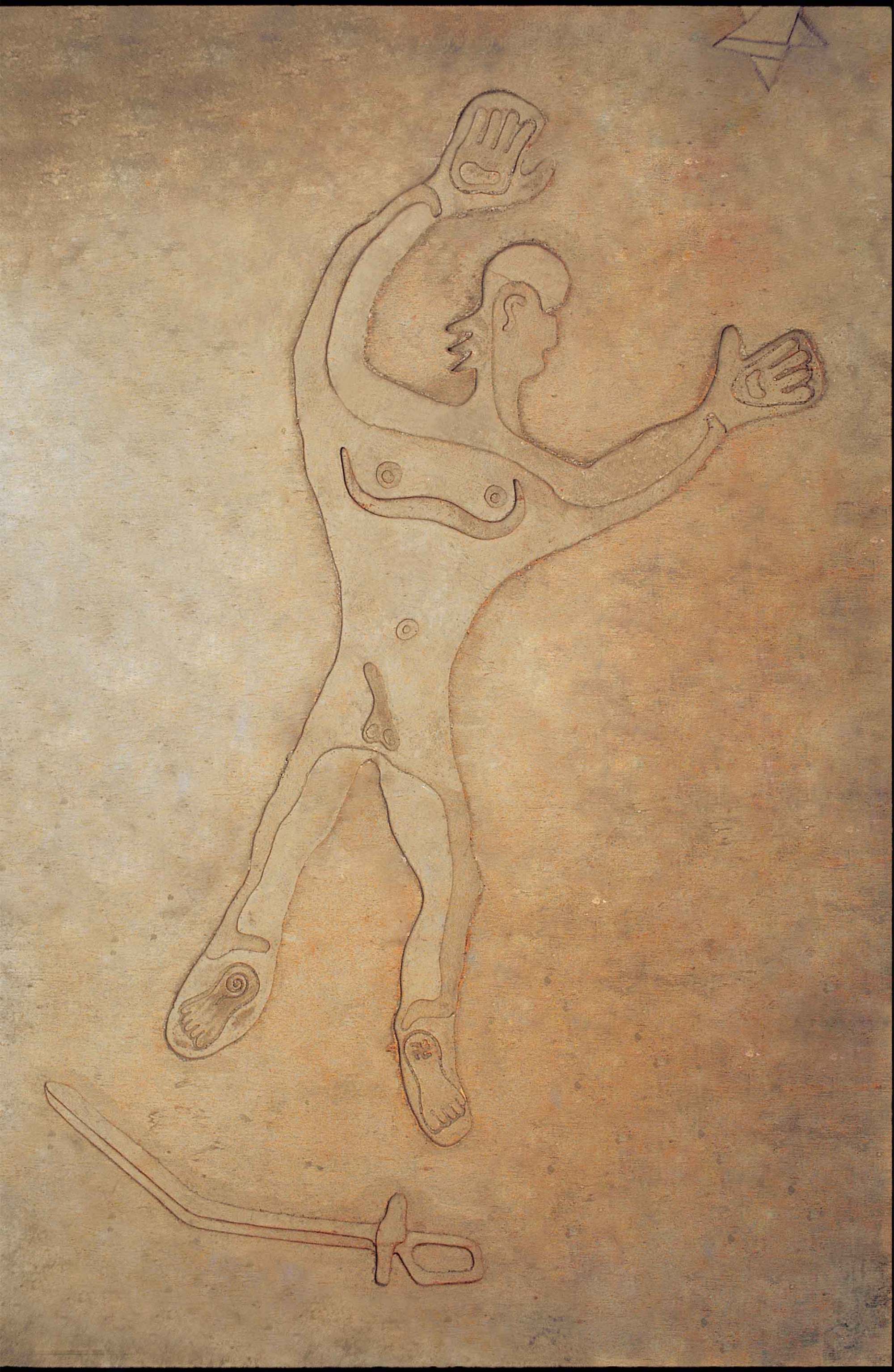 Motif on one of the walls.